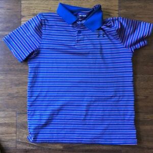 Boys under Armour performance golf shirt